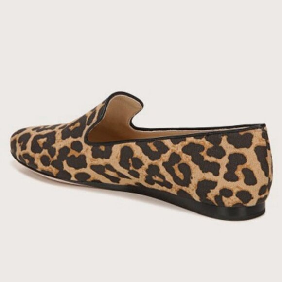 💕VERONICA BEARD💕 Griffin Leopard Canvas Loafer 8.5 New In Box - Picture 8 of 16